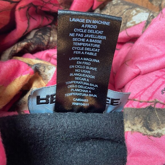 Realtree Pink Camo Logo Hoodie Sweatshirt XXL - Picture 4 of 8